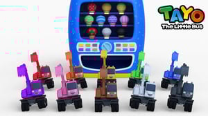 Poco Didalam Telur Kejutan l Belajar Warna untuk Anak | Lagu Anak-anak | Tayo Bus Kecil