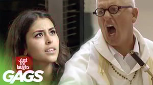 Priest Rids Place Of EVIL SPIRITS, Strong Nun, Levitating Box Prank