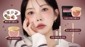 🤎이븐하게 구운 무화과 메이크업🍂 근데 이제 신상을 곁들인:) 삐아 짱구 섀도우ㅣ구찌 하이라이터ㅣ힌스 눈트임라이너 등 [SUB]