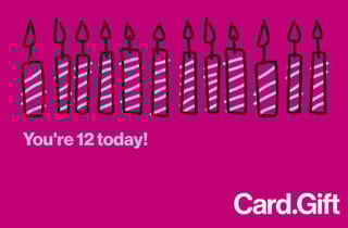 Twelve Today - Card.Gift