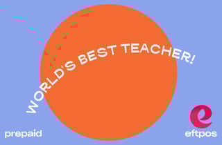 Worlds Best Teacher - eftpos