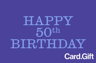 50th Bday - Card.Gift