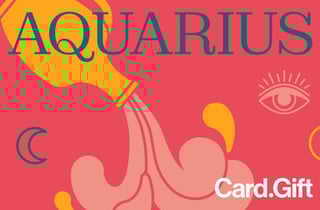 Aquarius- Card.Gift