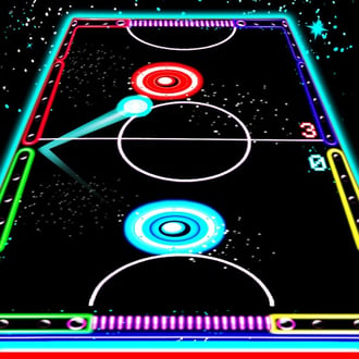 Glow Hockey HD