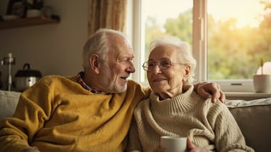 Seniors helping seniors in their community building friendships and providing mutual support