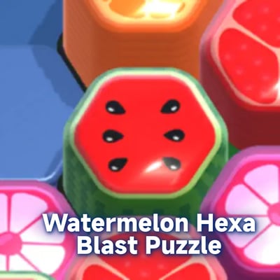 Watermelon Hexa - Blast Puzzle