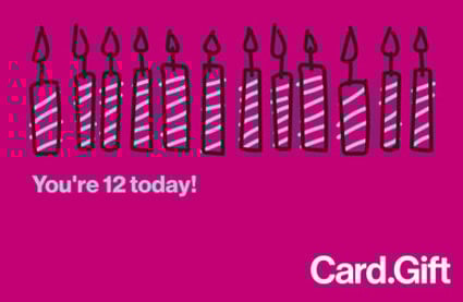 Twelve Today - Card.Gift