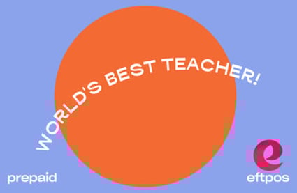 Worlds Best Teacher - eftpos