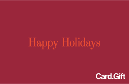 Happy Holidays - Card.Gift