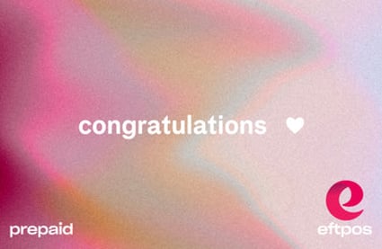 Congrats Heart - eftpos