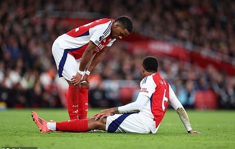 Arteta hints Gabriel WILL be fit for Newcastle clash after he got injured