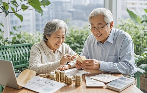 50代からでも間に合う!老後の安心を得る年金+副収入の秘訣