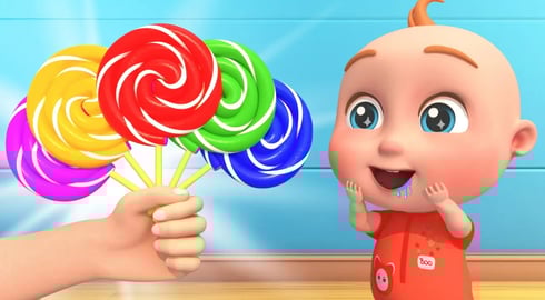 手指家族 🖐️  | 甜甜的棒棒糖 🍭| 經典熱門兒歌 | 動畫 |  PukaCoco - 兒歌與童謠 Kids Song & Nursery Rhymes