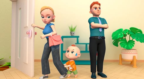 媽媽，不要離開我  | 經典熱門兒歌 | 動畫 | PukaCoco - 兒歌與童謠 Kids Song & Nursery Rhymes