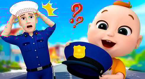勇敢的小警察 | 兒童歌曲 | 寶寶的夢想 |  PukaCoco - 兒歌與童謠 Kids Song & Nursery Rhymes