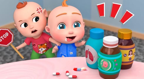 药物不是糖果 | 安全教育 | 別把藥丸當糖吃 | 寶寶好習慣 |  PukaCoco - 兒歌與童謠 Kids Song & Nursery Rhymes