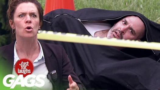 Crime Scene Corpse Makes His Escape