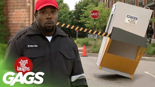 FLIPPING OVER Parking Booth, Melting Chocolate Rabbit, Alarm Clock Prank