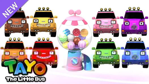 Bad Car Didalam Telur Kejutan | Lagu Warna Tayo | Belajar Warna untuk Anak | Tayo Bahasa Indonesia