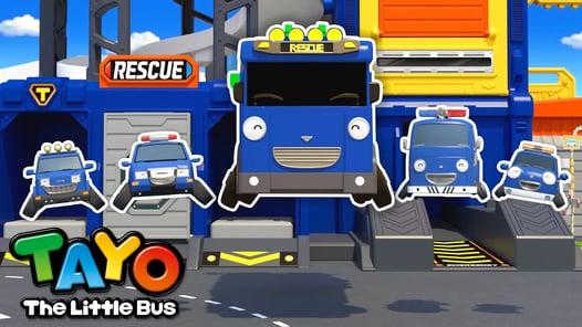 ¡El equipo de rescate salva la ciudad! | Canciones de coches de Policía | Tayo Español