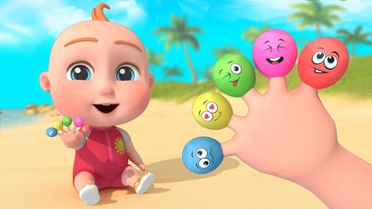 手指家族 🖐️ Finger Family 👶  | 經典熱門兒歌 | 動畫 |  PukaCoco - 兒歌與童謠 Kids Song & Nursery Rhymes