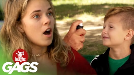 Kid Learns About Pepper Spray The Hard way