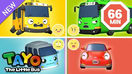 ¡Comparte tus emociones con Tayo!😊 | Aprende Emociones | Dibujos animados para niños | Tayo Español