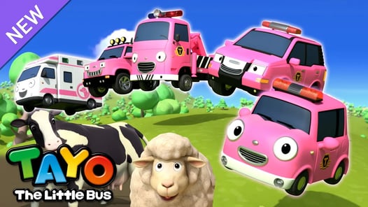 Pink Animal Rescue Team | Tayo Rescue Team Song | RESCUE TAYO | Song for Kids | Tayo the Little Bus