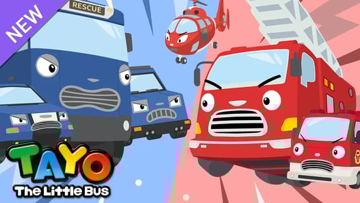 NUEVO🚨Equipo de Rescate Rojo vs Equipo de Rescate Azul | Película para Niños | Tayo Español