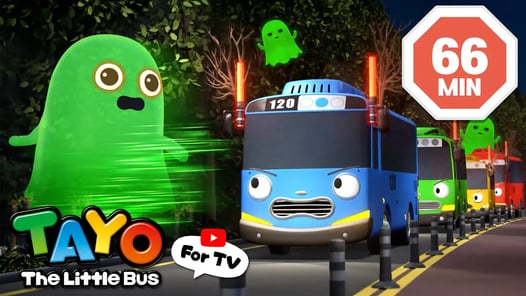 Pequeños Cazafantasmas👻🔫 | Los Mejores Episodios de Tayo | Tayo El Pequeño Autobús