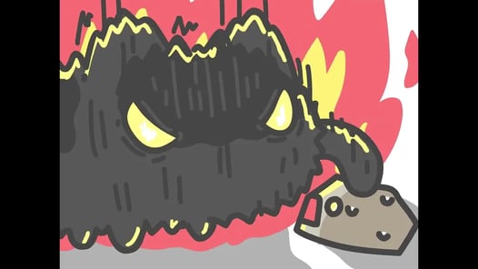 [BugCat-Capoo] Baby black bugcat fell