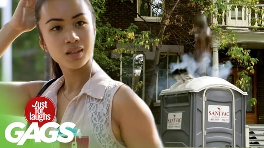 Grenade Blows Up Porta Potty