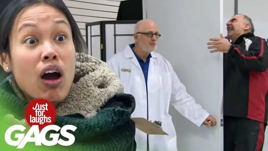 Old Man Gets Knocked Out During Physiotherapy