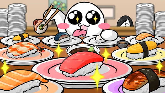 회전초밥 먹방 만화