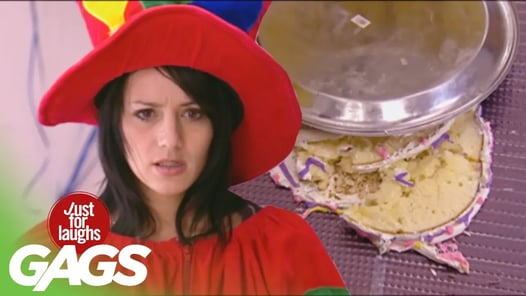 Low Blow Between Guard's Legs, Dropping Birthday Cake, Loud Restaurant Slurper Prank