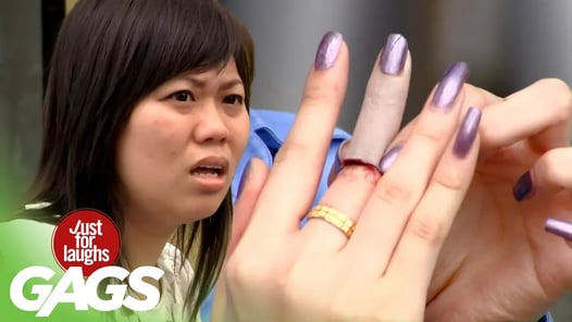 Human Finger In Sandwich, Old Man Can Talk To Birds, Powerful Peeing Boy Prank!