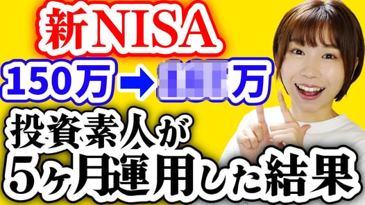 【投資初心者】ただの元会社員が5ヶ月新NISAをやった結果|これやればOK5選【新NISAオススメファンド】