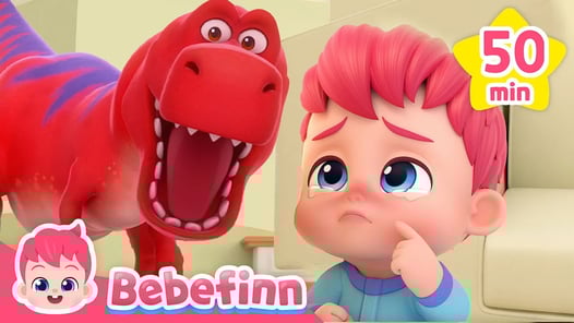 🦖 Bebefinn and Dino Friends! | Best Dinosaur Songs and Nursery Rhymes
