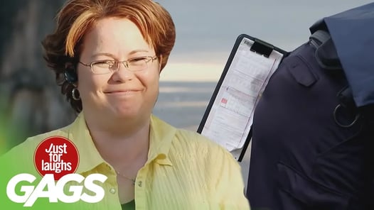 Ramming Grandma Into Champagne Tower, Water Sprinkler Mayhem, Cop Loses Ticket Pad Prank