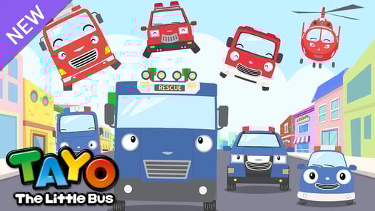 Red Rescue VS Blue Rescue | RESCUE TAYO | Tayo Rescue Team Sing Along | Tayo the Little Bus