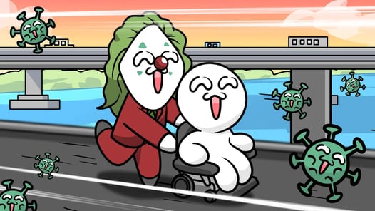 웃음 바이러스 만화