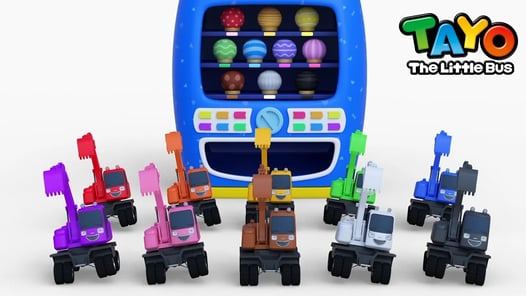 Poco Didalam Telur Kejutan l Belajar Warna untuk Anak | Lagu Anak-anak | Tayo Bus Kecil