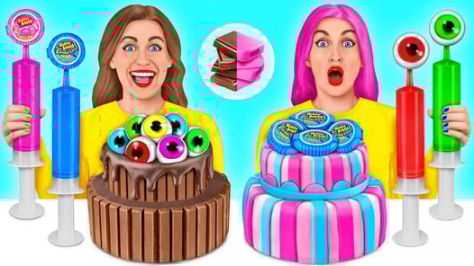 Cake Decorating Challenge #7 케이크 꾸미기 도전 Multi DO 다 마