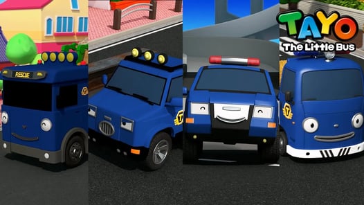 We're the blue vehicles | RESCUE TAYO l Blue Rescue Team Song | Rescue Truck | Tayo the Little Bus