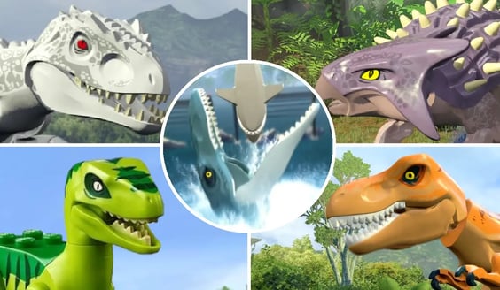 LEGO Jurassic World - All Bosses