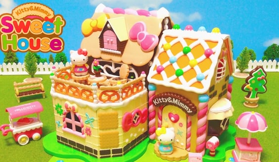 ハローキティ ハウス お菓子の家 ケーキ屋さんとカフェ / Hello Kitty Sweet Candy Gingerbread House