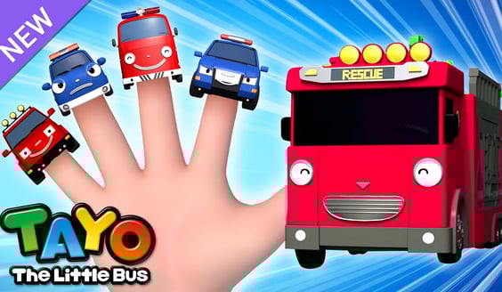 The Car Finger Family | Red Cars VS Blue Cars | Tayo Rescue Team Song | Tayo the Little Bus