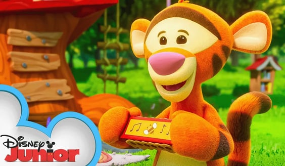 Playdate with Winnie the Pooh 🍯 | Tigger and the Harmonica | Episode 2 | @disneyjunior