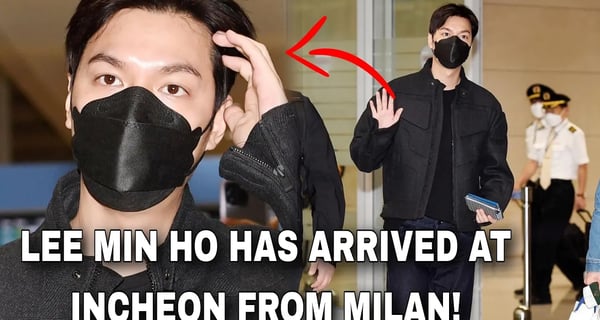 LEE MIN HO has ARRIVED from MILAN ITALY! | Latest Update | Minoz | Pachinko | #fyp