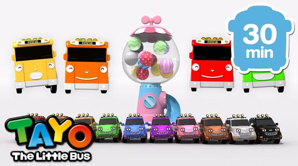 Lagu Anak-anak Terbaik🎵 | Strong Didalam Telur Kejutan | Lagu Warna Pelangi🌈 | Tayo Bus Kecil